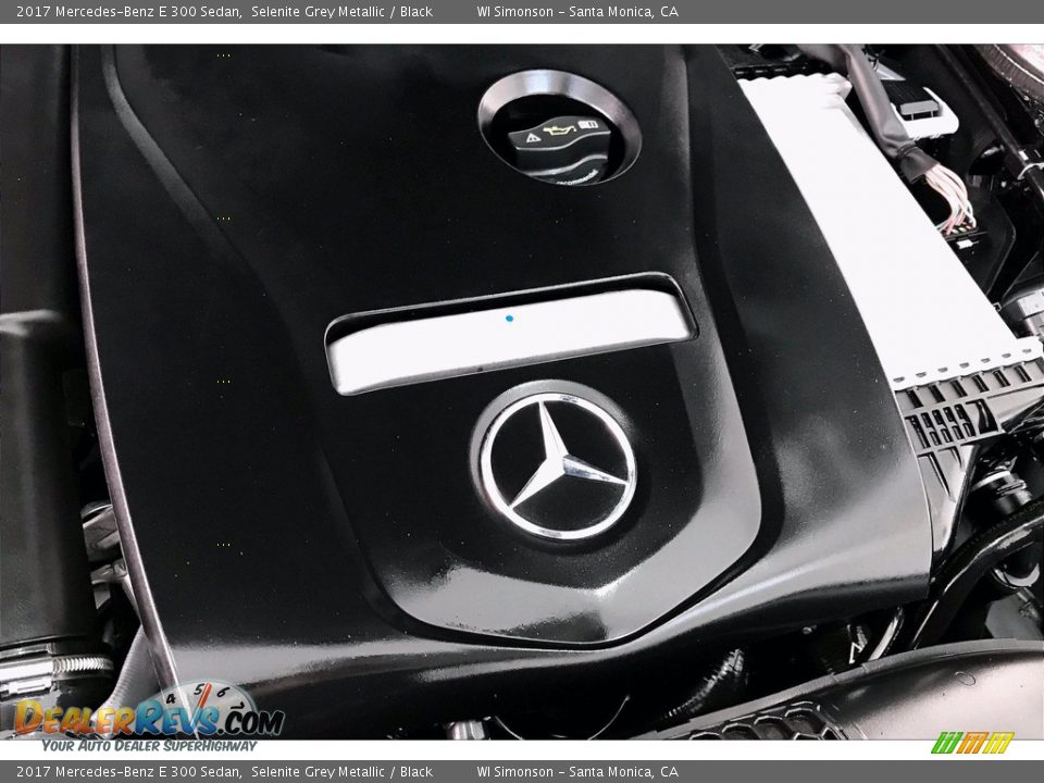 2017 Mercedes-Benz E 300 Sedan Selenite Grey Metallic / Black Photo #31