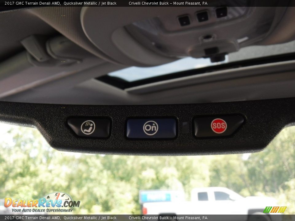 2017 GMC Terrain Denali AWD Quicksilver Metallic / Jet Black Photo #32