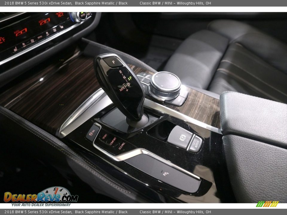 2018 BMW 5 Series 530i xDrive Sedan Black Sapphire Metallic / Black Photo #20