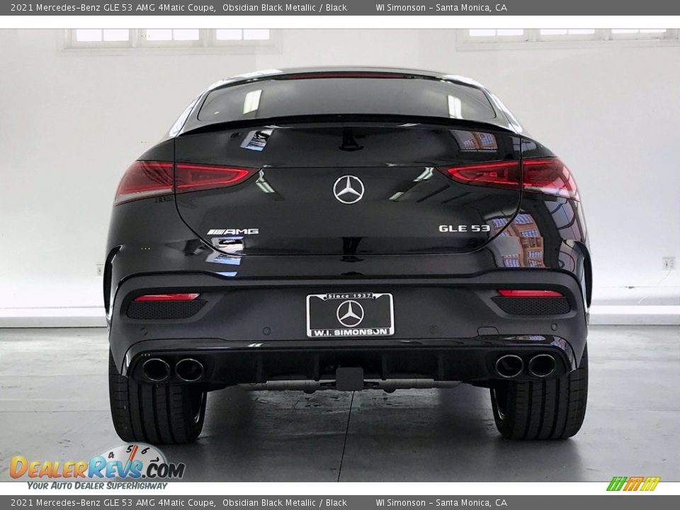 2021 Mercedes-Benz GLE 53 AMG 4Matic Coupe Obsidian Black Metallic / Black Photo #3