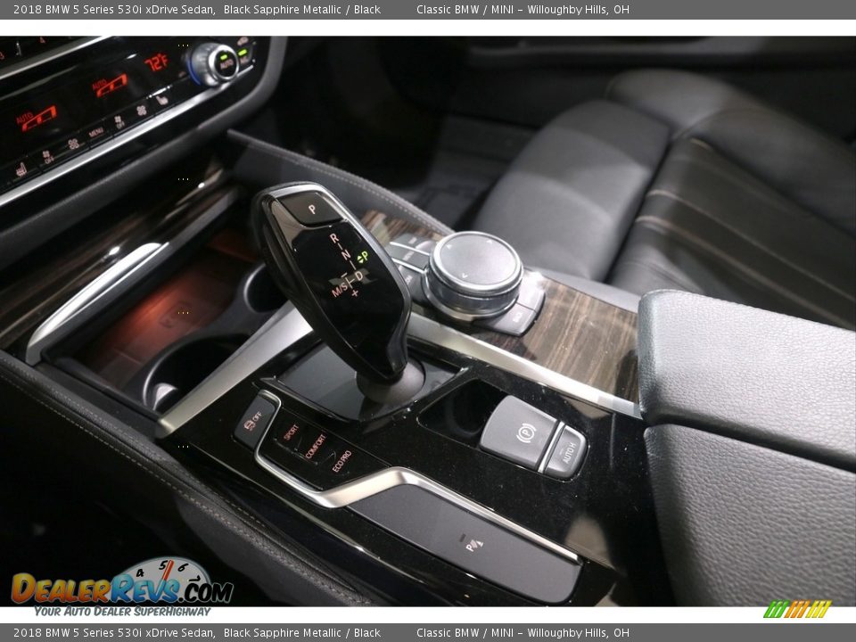2018 BMW 5 Series 530i xDrive Sedan Black Sapphire Metallic / Black Photo #21