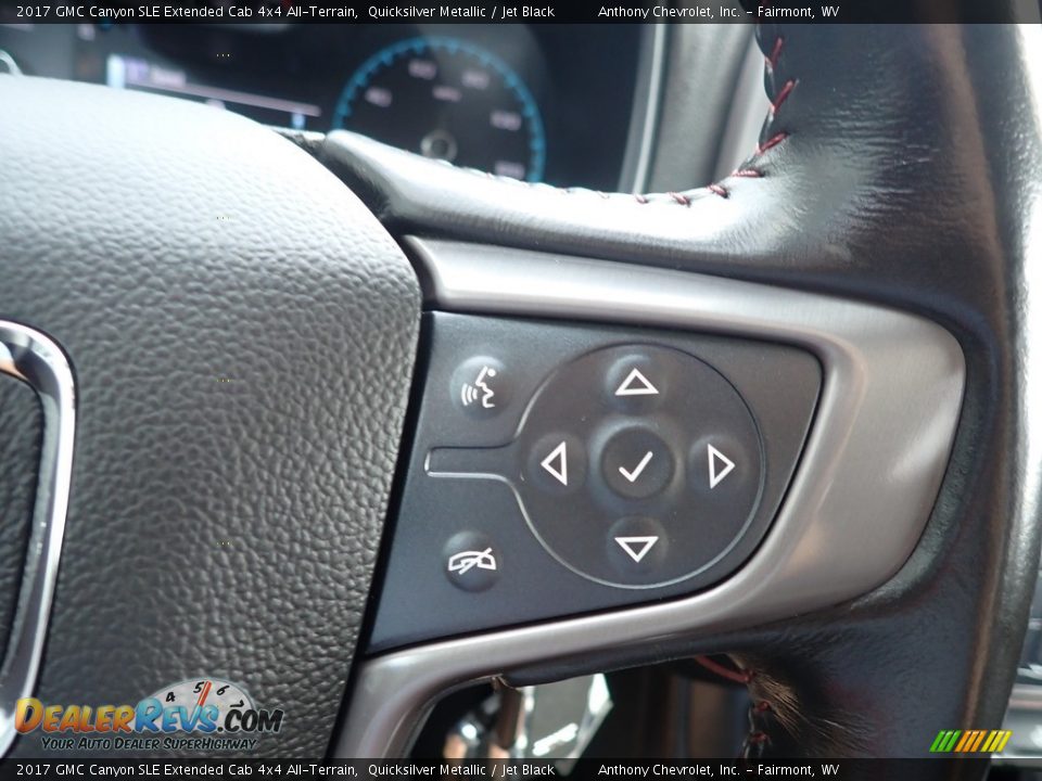 2017 GMC Canyon SLE Extended Cab 4x4 All-Terrain Steering Wheel Photo #18