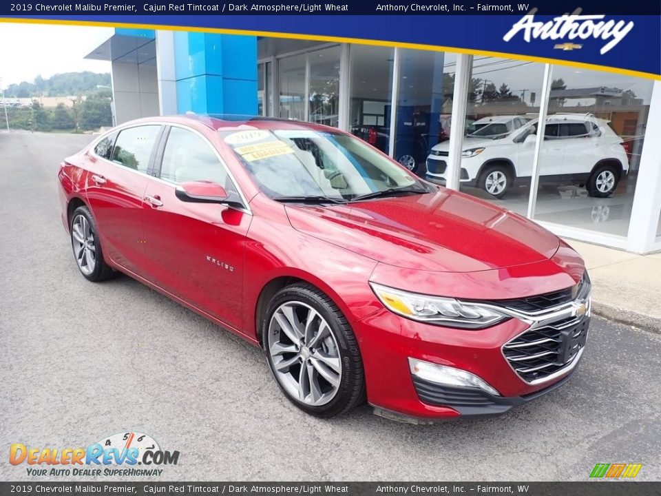 2019 Chevrolet Malibu Premier Cajun Red Tintcoat / Dark Atmosphere/Light Wheat Photo #1