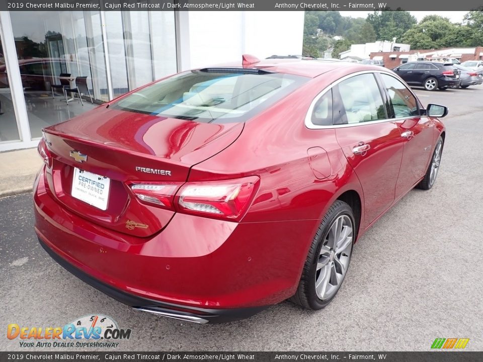2019 Chevrolet Malibu Premier Cajun Red Tintcoat / Dark Atmosphere/Light Wheat Photo #4