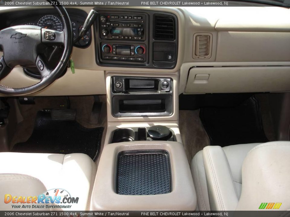 2006 Chevrolet Suburban Z71 1500 4x4 Summit White / Tan/Neutral Photo #12