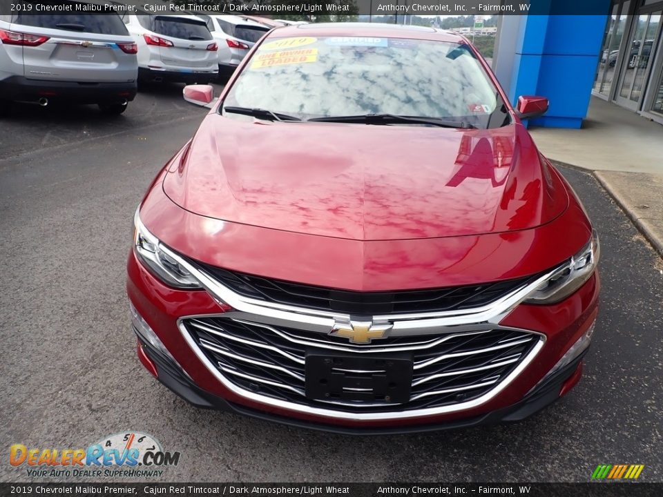 2019 Chevrolet Malibu Premier Cajun Red Tintcoat / Dark Atmosphere/Light Wheat Photo #8