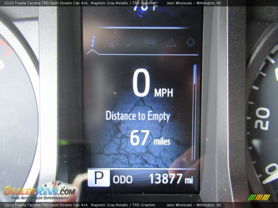 2019 Toyota Tacoma TRD Sport Double Cab 4x4 Magnetic Gray Metallic / TRD Graphite Photo #15