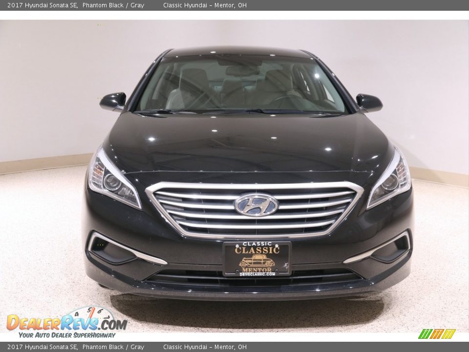 2017 Hyundai Sonata SE Phantom Black / Gray Photo #2
