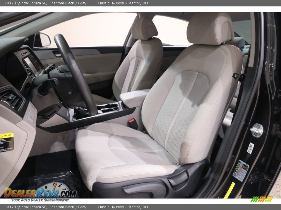 2017 Hyundai Sonata SE Phantom Black / Gray Photo #5