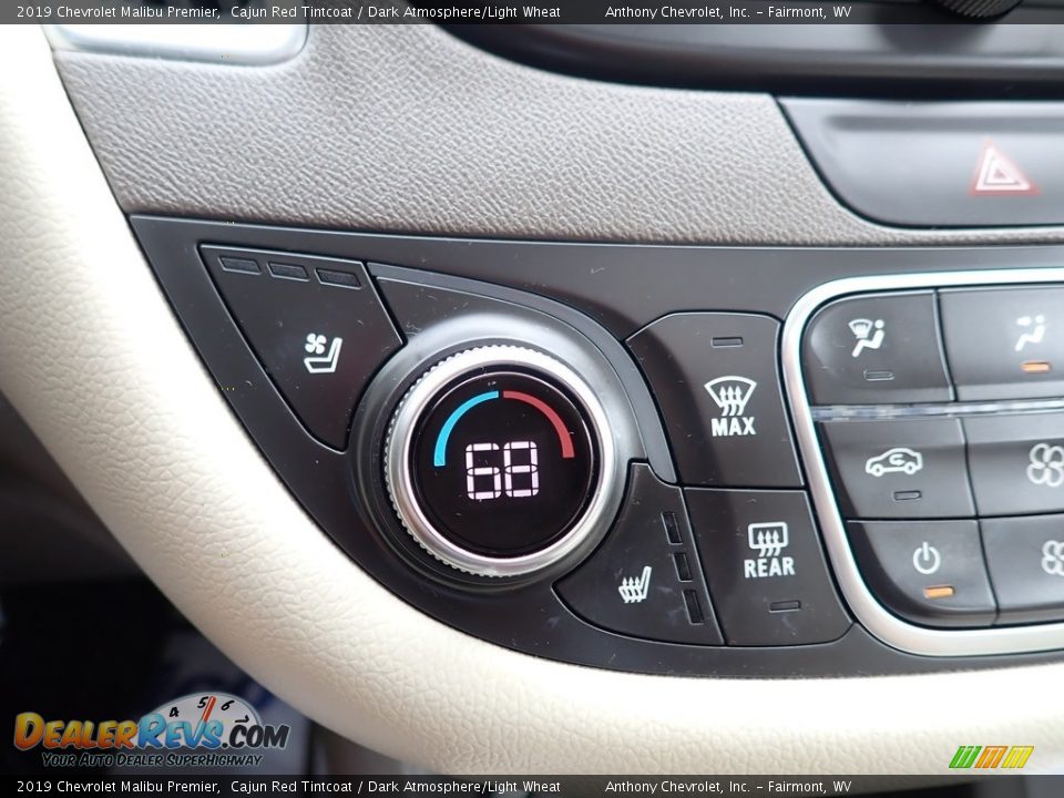2019 Chevrolet Malibu Premier Cajun Red Tintcoat / Dark Atmosphere/Light Wheat Photo #18