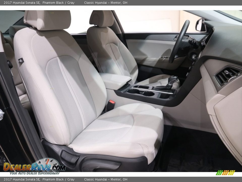 2017 Hyundai Sonata SE Phantom Black / Gray Photo #15
