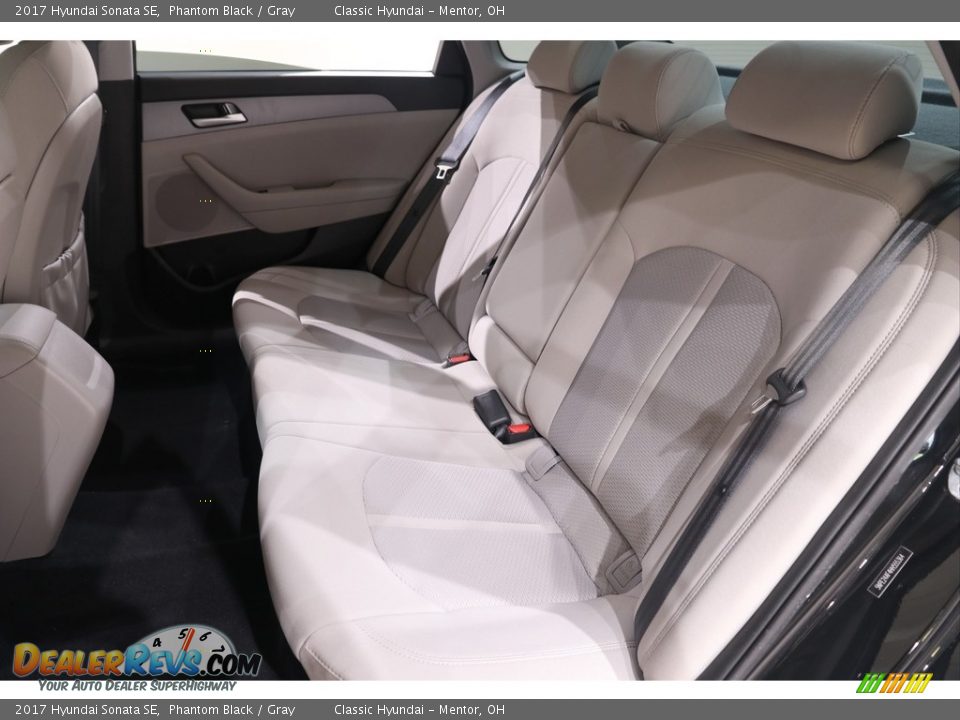 2017 Hyundai Sonata SE Phantom Black / Gray Photo #17