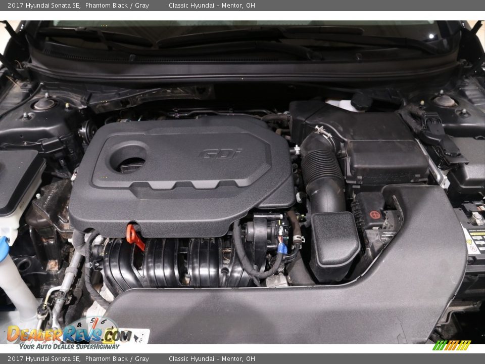 2017 Hyundai Sonata SE Phantom Black / Gray Photo #19