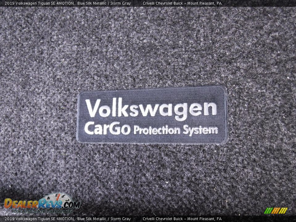 2019 Volkswagen Tiguan SE 4MOTION Blue Silk Metallic / Storm Gray Photo #33