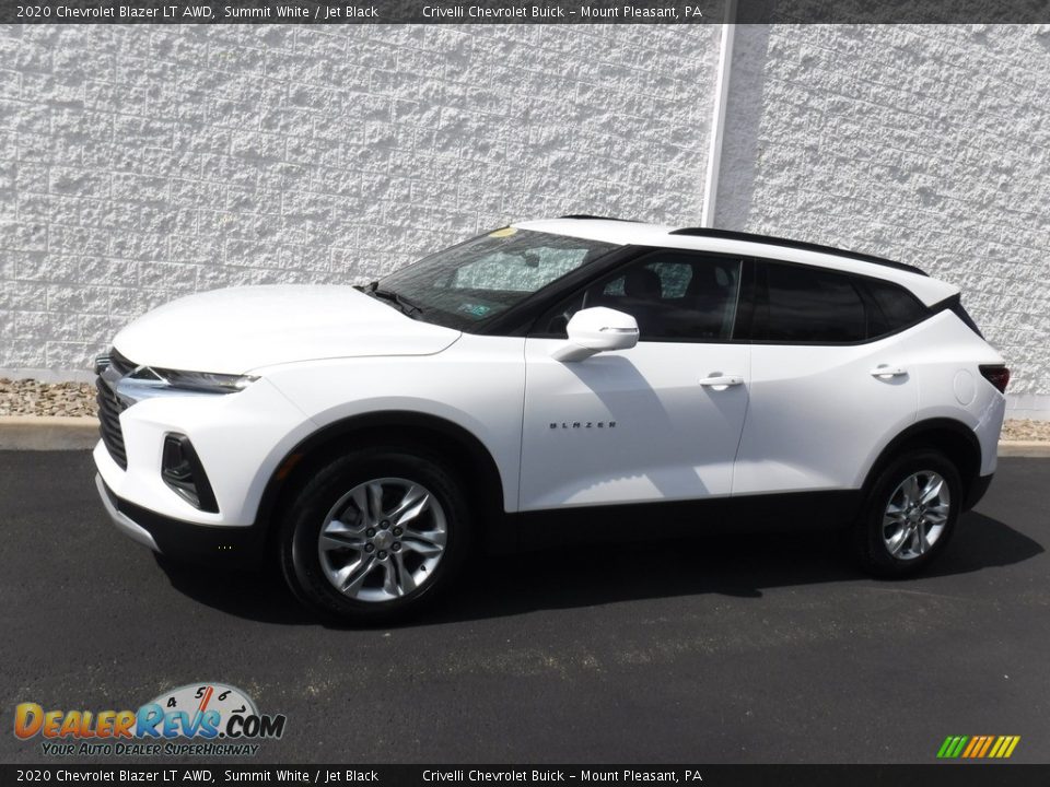 2020 Chevrolet Blazer LT AWD Summit White / Jet Black Photo #2