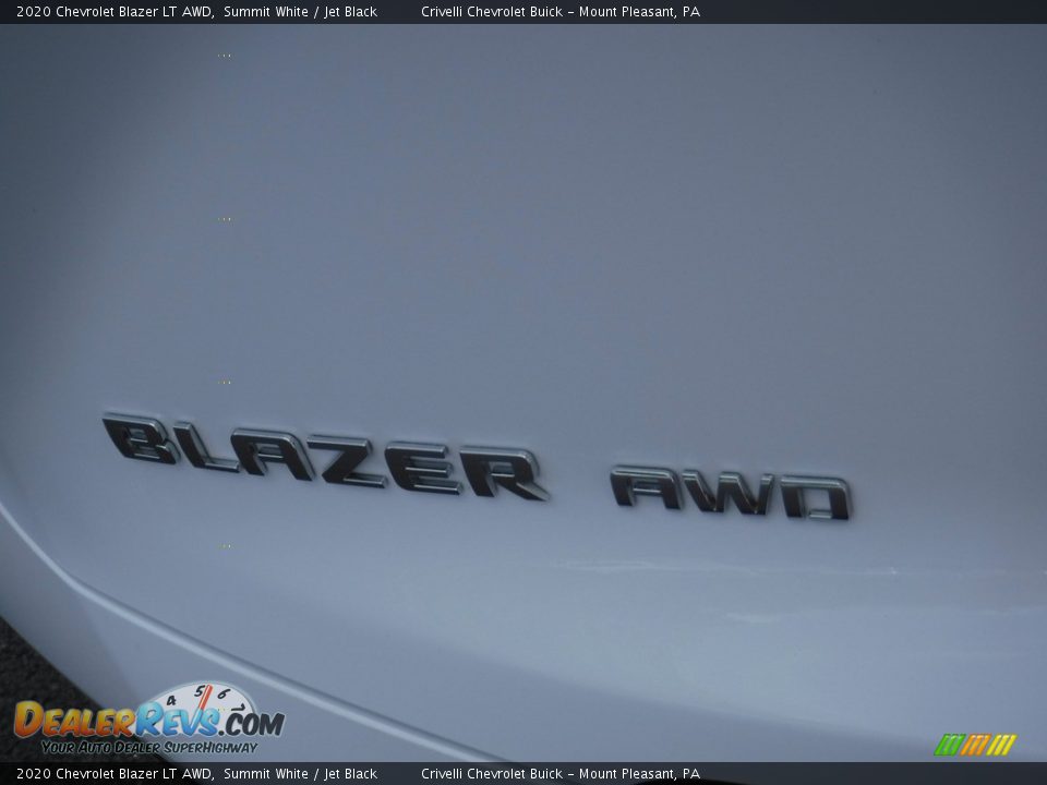 2020 Chevrolet Blazer LT AWD Summit White / Jet Black Photo #8