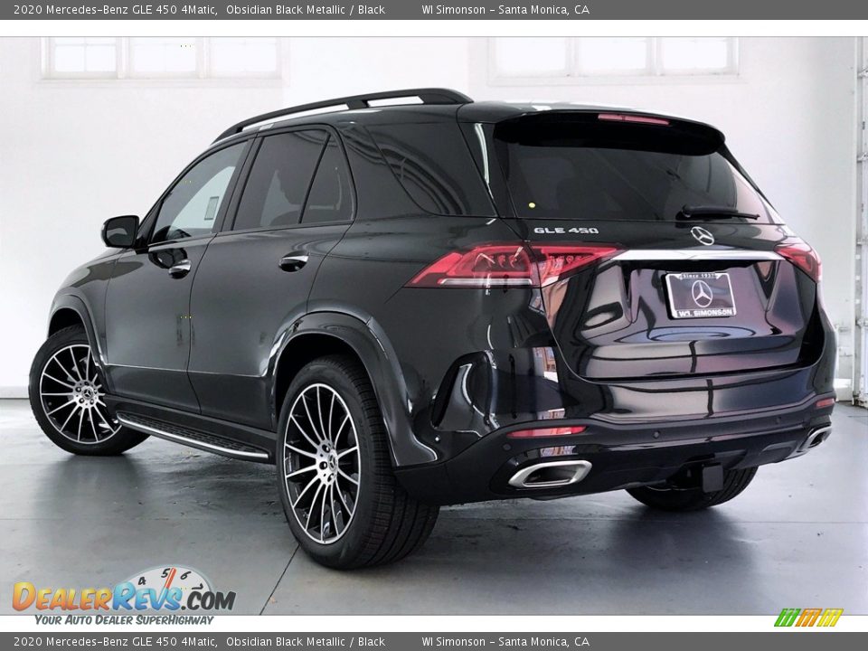 Obsidian Black Metallic 2020 Mercedes-Benz GLE 450 4Matic Photo #2