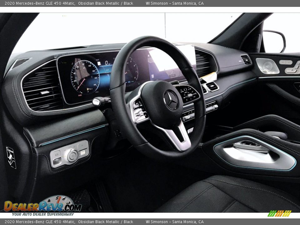 2020 Mercedes-Benz GLE 450 4Matic Obsidian Black Metallic / Black Photo #4