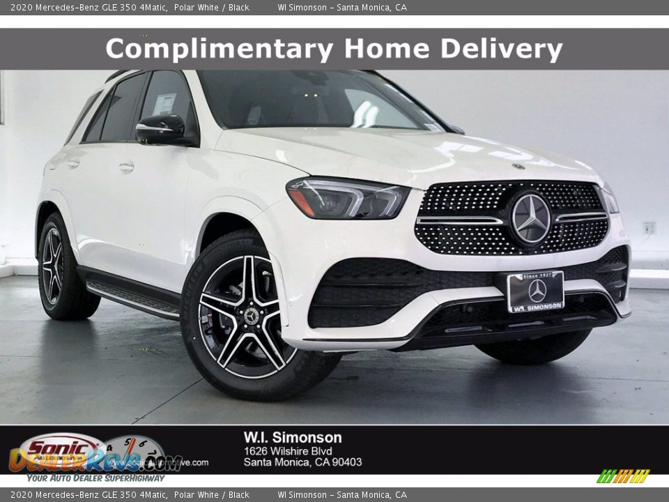 2020 Mercedes-Benz GLE 350 4Matic Polar White / Black Photo #1