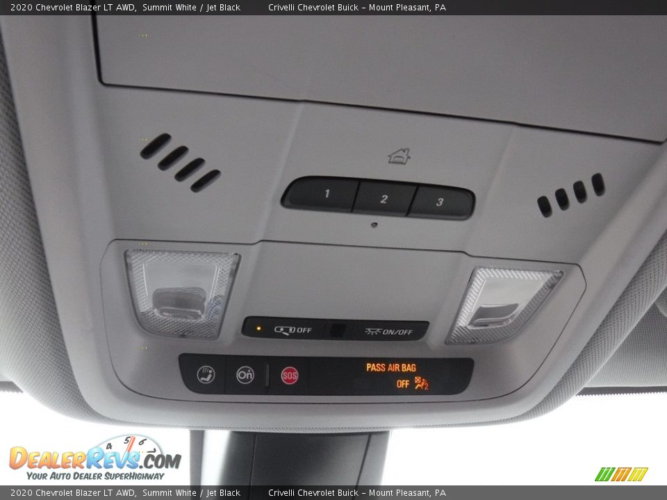 2020 Chevrolet Blazer LT AWD Summit White / Jet Black Photo #26