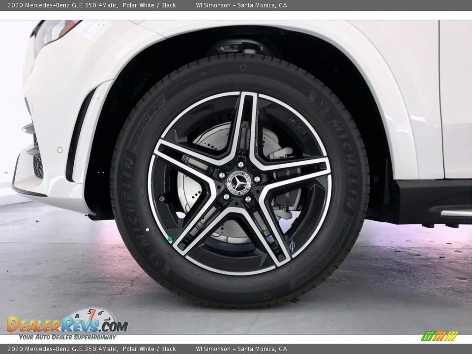 2020 Mercedes-Benz GLE 350 4Matic Polar White / Black Photo #9
