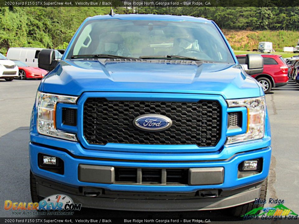 2020 Ford F150 STX SuperCrew 4x4 Velocity Blue / Black Photo #4