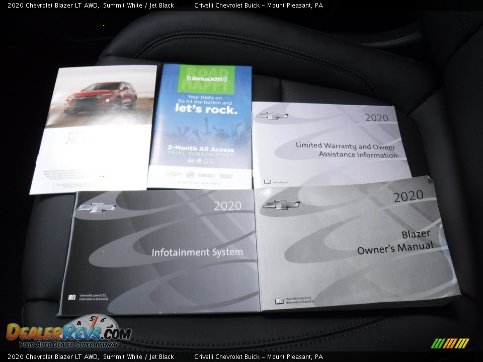 2020 Chevrolet Blazer LT AWD Summit White / Jet Black Photo #36