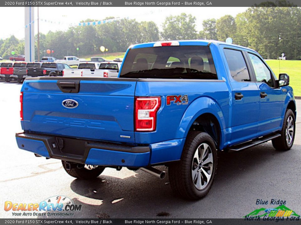 2020 Ford F150 STX SuperCrew 4x4 Velocity Blue / Black Photo #6