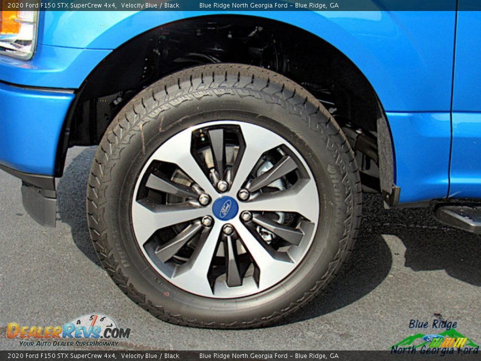 2020 Ford F150 STX SuperCrew 4x4 Velocity Blue / Black Photo #9