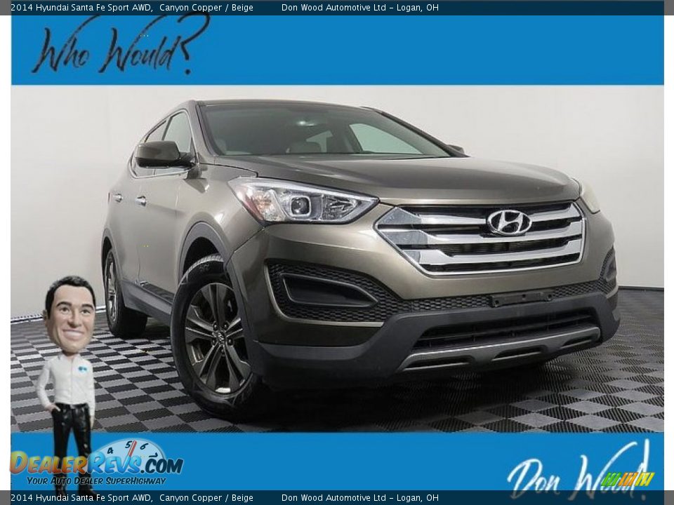 2014 Hyundai Santa Fe Sport AWD Canyon Copper / Beige Photo #1