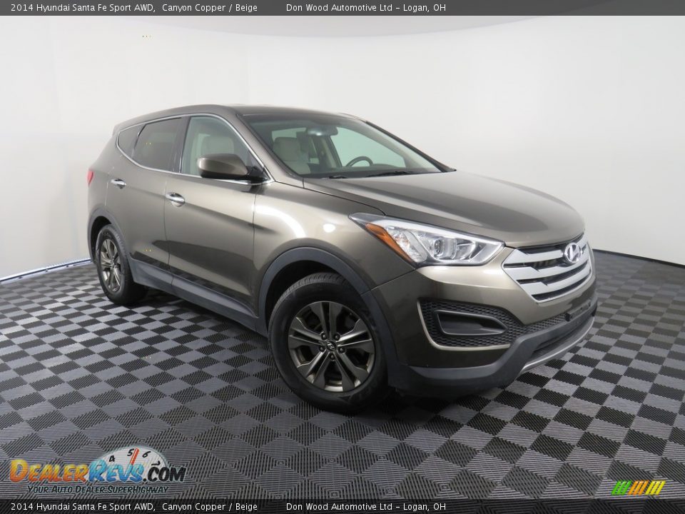 2014 Hyundai Santa Fe Sport AWD Canyon Copper / Beige Photo #2