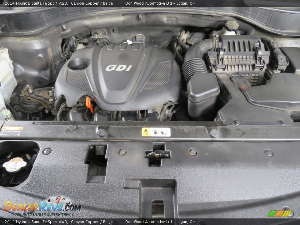 2014 Hyundai Santa Fe Sport AWD Canyon Copper / Beige Photo #6