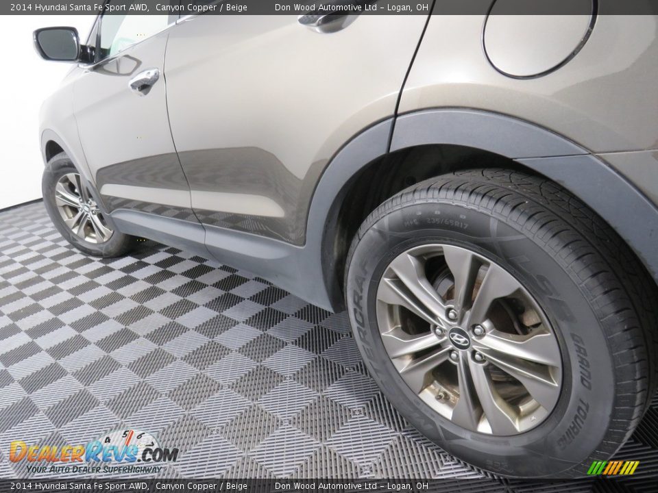 2014 Hyundai Santa Fe Sport AWD Canyon Copper / Beige Photo #9