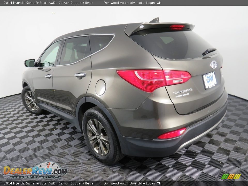 2014 Hyundai Santa Fe Sport AWD Canyon Copper / Beige Photo #10