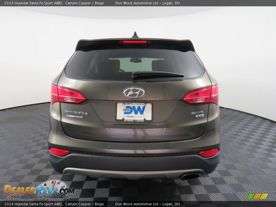 2014 Hyundai Santa Fe Sport AWD Canyon Copper / Beige Photo #11
