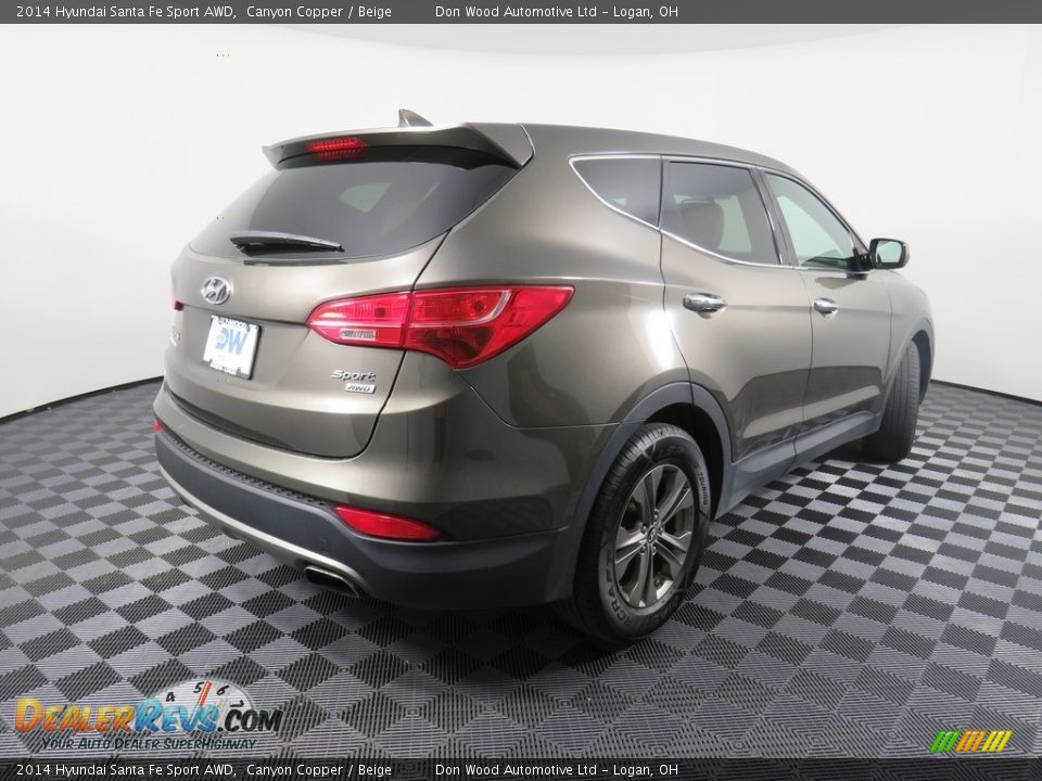 2014 Hyundai Santa Fe Sport AWD Canyon Copper / Beige Photo #14