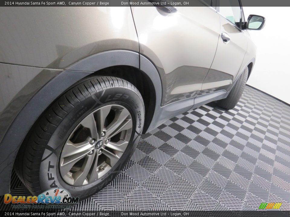 2014 Hyundai Santa Fe Sport AWD Canyon Copper / Beige Photo #15