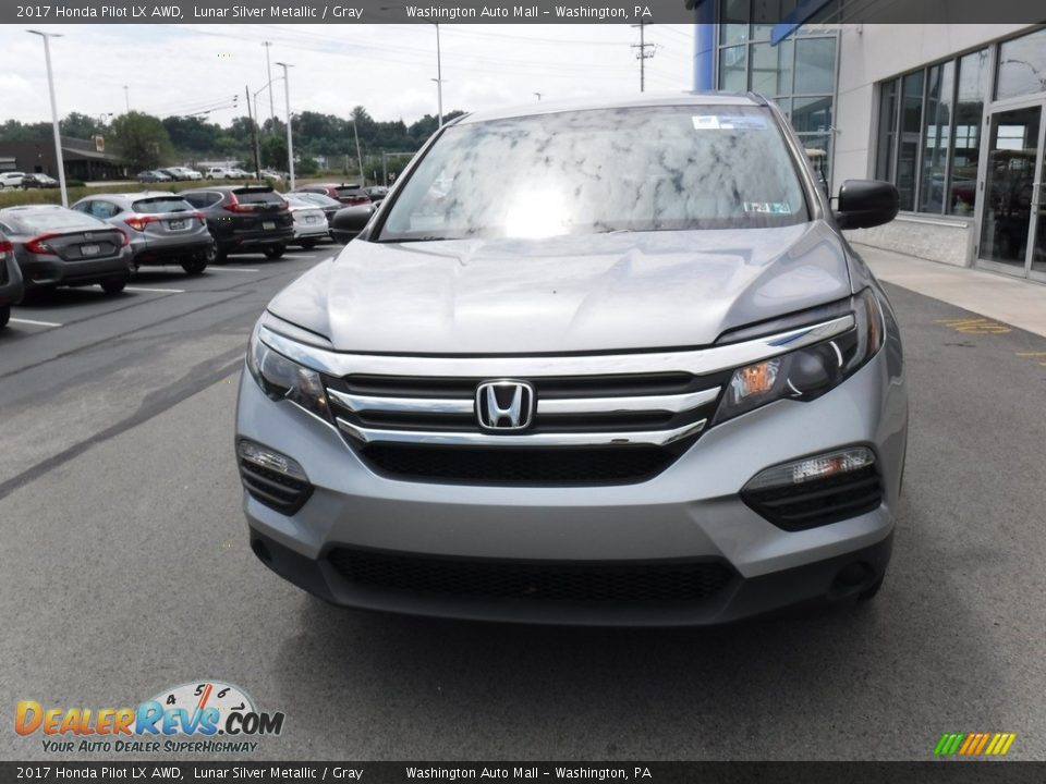 2017 Honda Pilot LX AWD Lunar Silver Metallic / Gray Photo #2