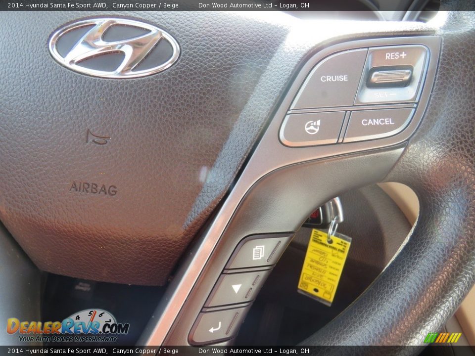 2014 Hyundai Santa Fe Sport AWD Canyon Copper / Beige Photo #23