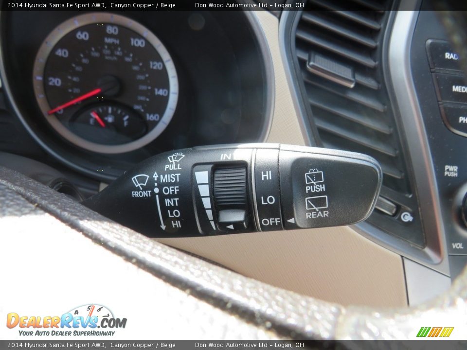 2014 Hyundai Santa Fe Sport AWD Canyon Copper / Beige Photo #24