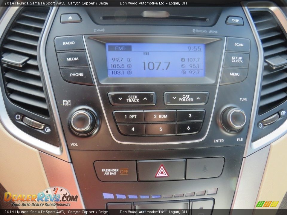 2014 Hyundai Santa Fe Sport AWD Canyon Copper / Beige Photo #25