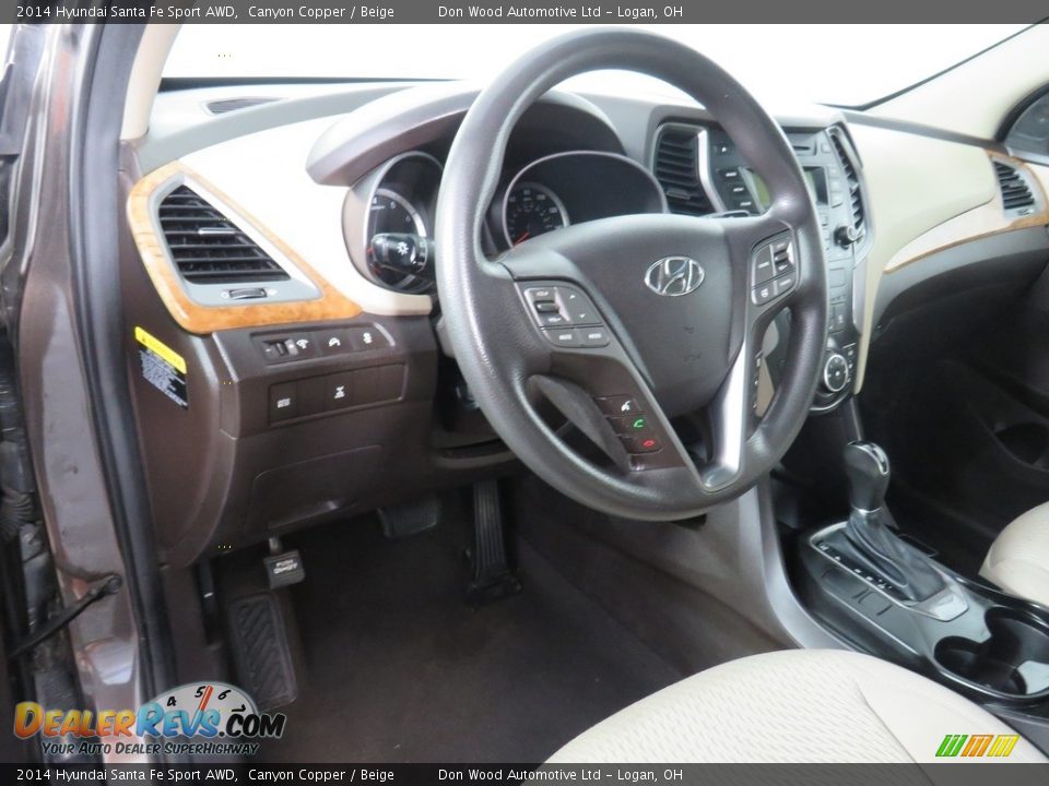 2014 Hyundai Santa Fe Sport AWD Canyon Copper / Beige Photo #29