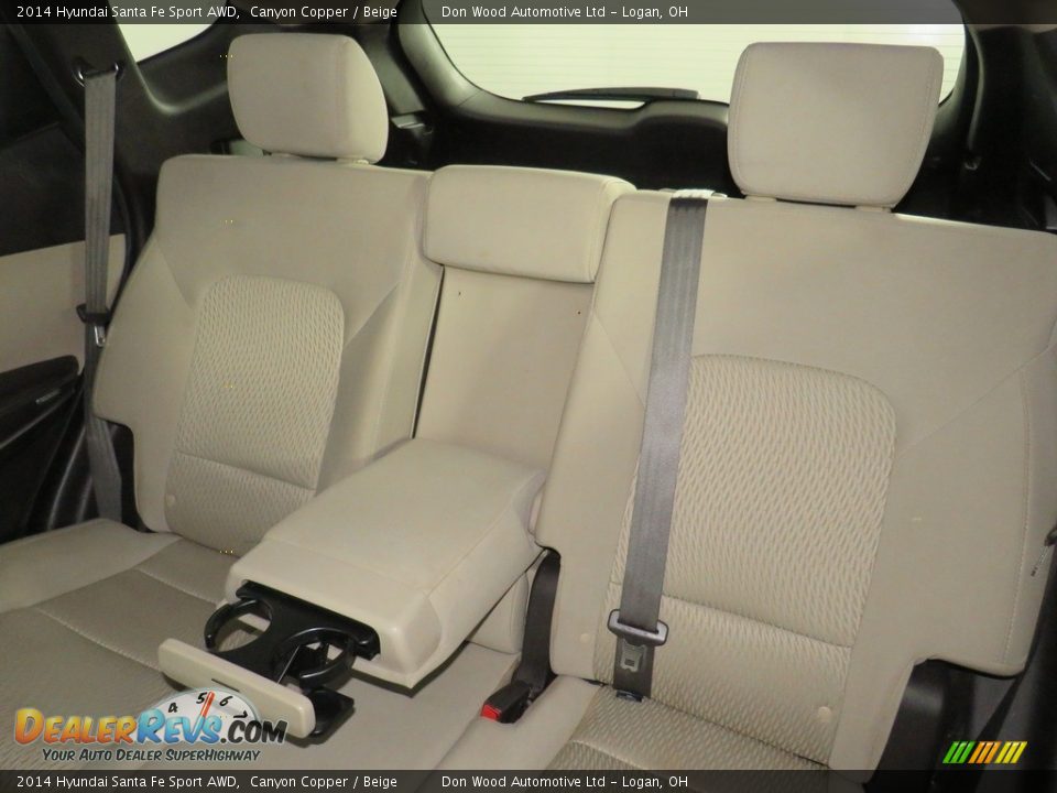 2014 Hyundai Santa Fe Sport AWD Canyon Copper / Beige Photo #30