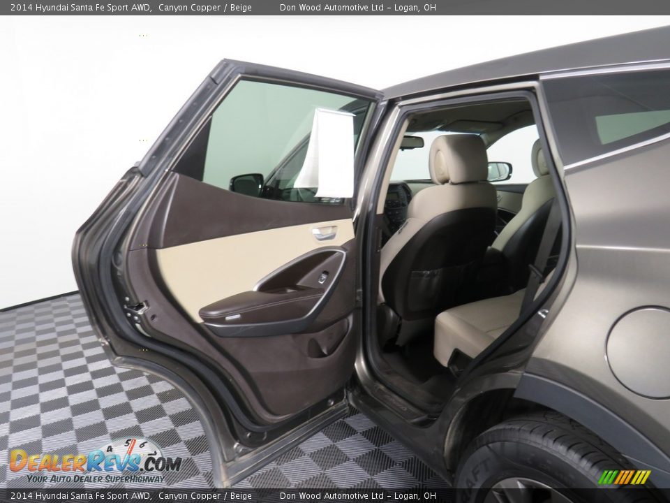 2014 Hyundai Santa Fe Sport AWD Canyon Copper / Beige Photo #31