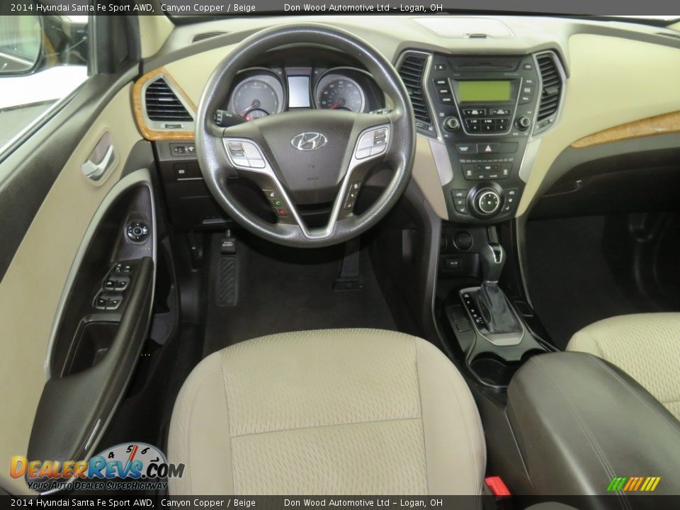 2014 Hyundai Santa Fe Sport AWD Canyon Copper / Beige Photo #33