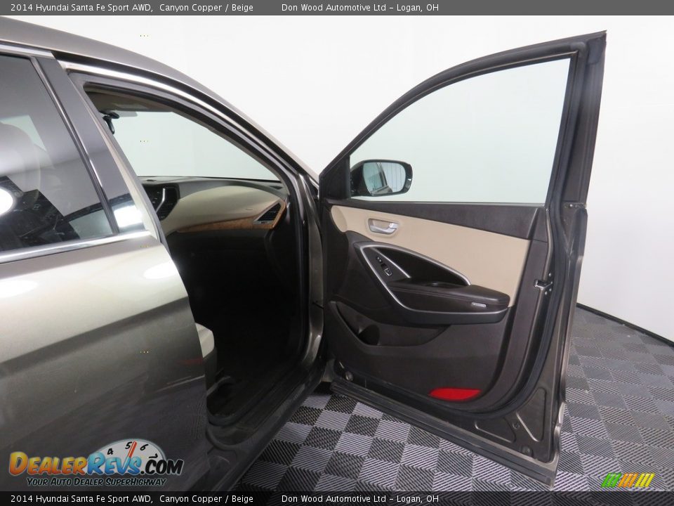 2014 Hyundai Santa Fe Sport AWD Canyon Copper / Beige Photo #36