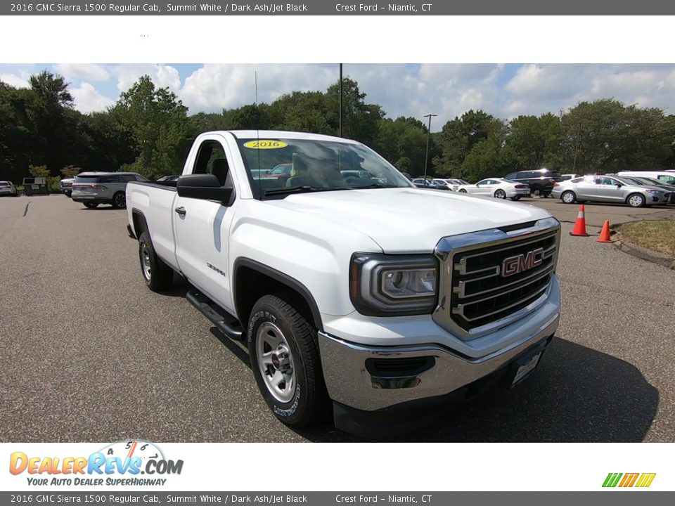 2016 GMC Sierra 1500 Regular Cab Summit White / Dark Ash/Jet Black Photo #1