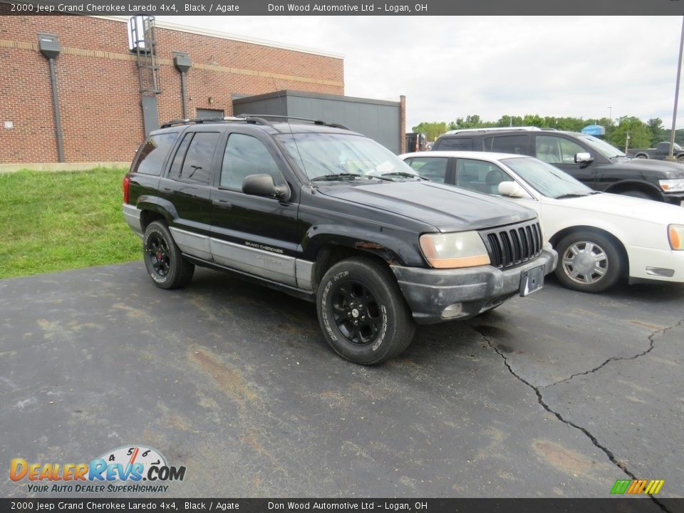 2000 Jeep Grand Cherokee Laredo 4x4 Black / Agate Photo #2