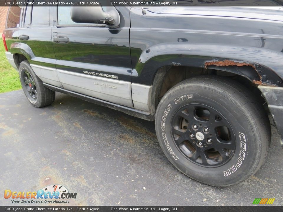 2000 Jeep Grand Cherokee Laredo 4x4 Black / Agate Photo #3