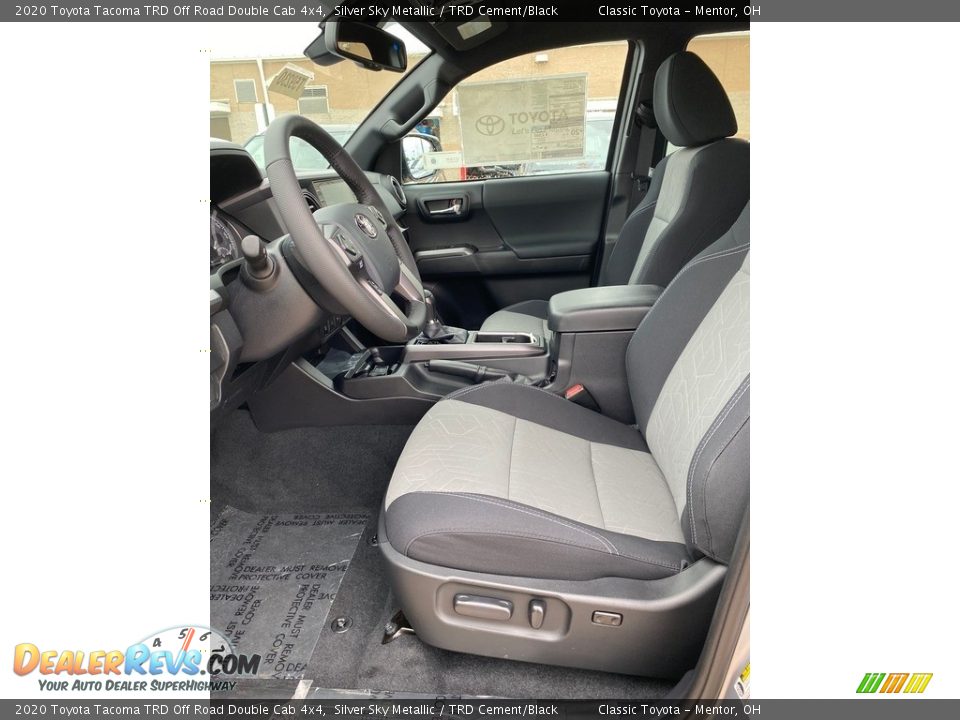 2020 Toyota Tacoma TRD Off Road Double Cab 4x4 Silver Sky Metallic / TRD Cement/Black Photo #2